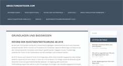 Desktop Screenshot of abgeltungssteuer.com