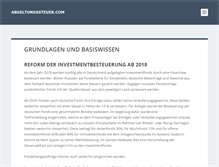 Tablet Screenshot of abgeltungssteuer.com